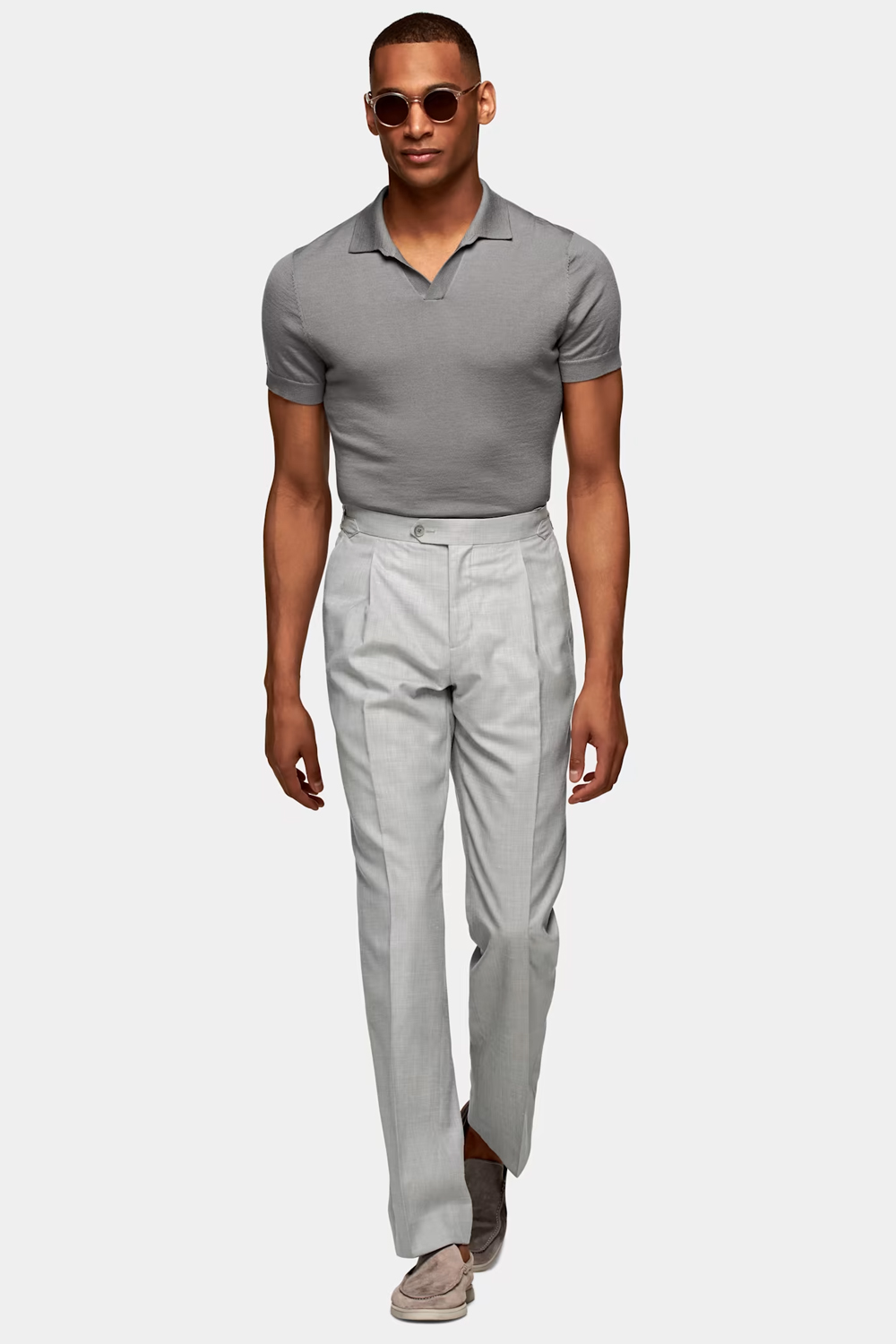 Men's grey on grey outfit