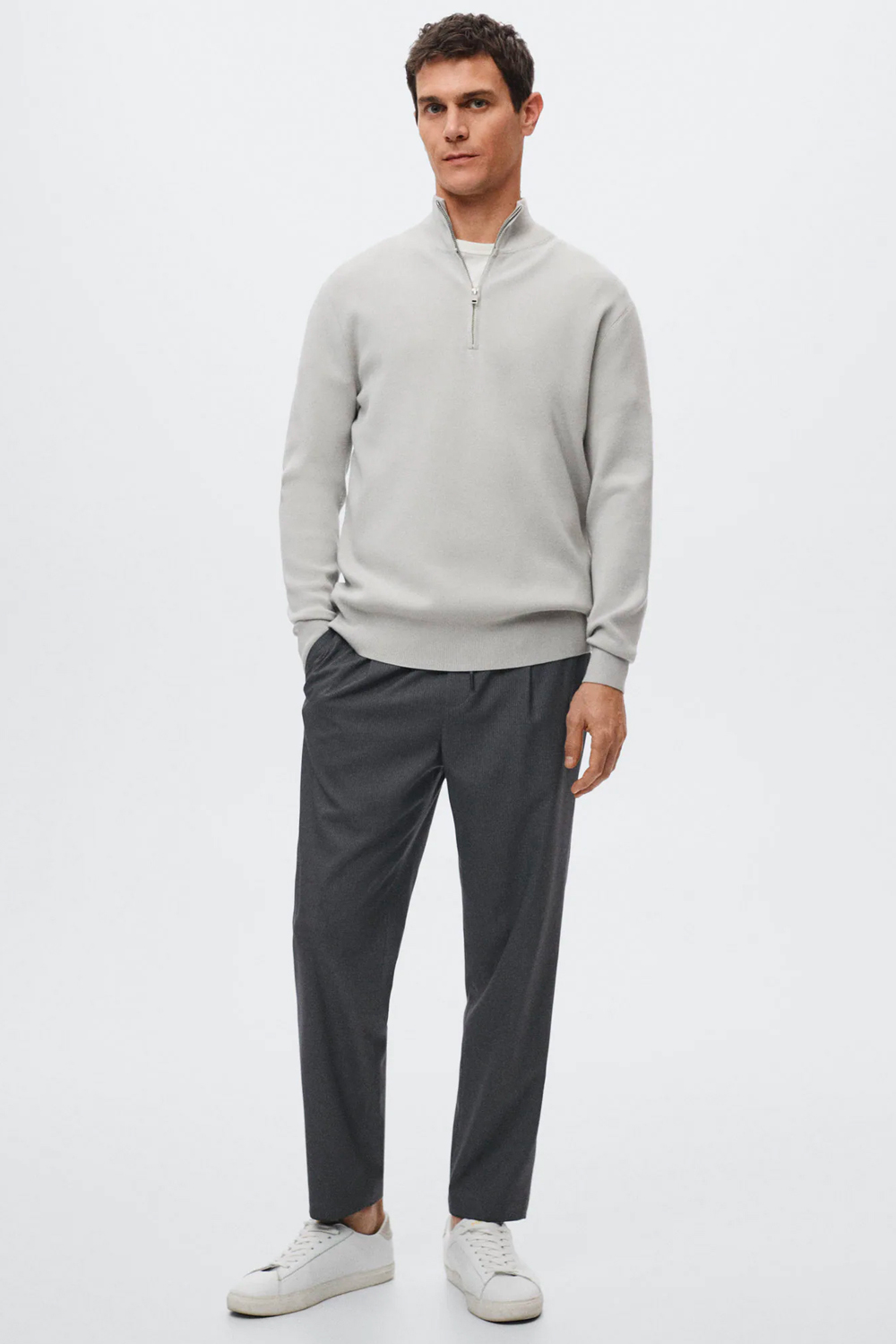 Men's grey on grey outfit