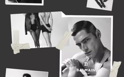 Sean O’Pry Fronts Balmain Hair Couture 2024 Advertising and marketing marketing campaign sean-opry-balmain-hair-couture-campaign