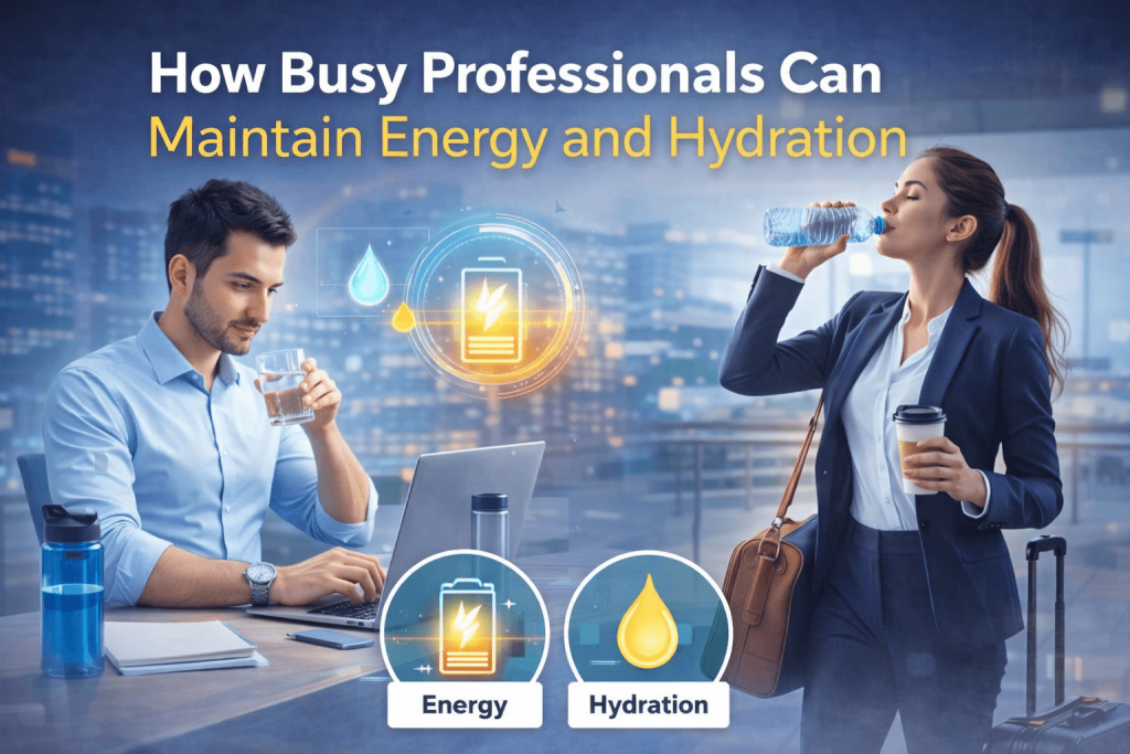 How Busy Professionals Can Maintain Energy and Hydration